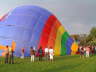 Aufbau des Heiluftballons - der Erste